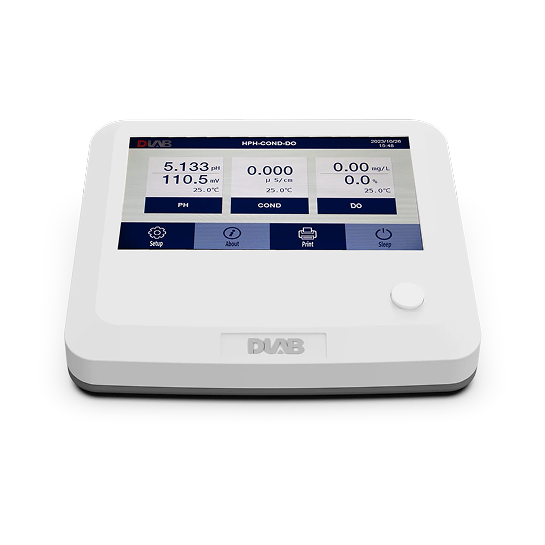 Benchtop Touch Screen Multi-Parameter Meter for pH and Conductivity Testing dpc100 1